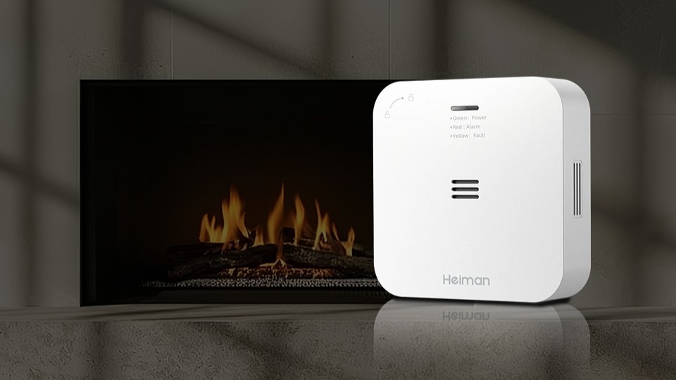 Heiman HS-720ES-M Carbon Monoxide Alarm chytrý detektor oxidu uhelnatého matter evtech_cz
